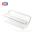 Transparent PET kitchen organizer fridge organizer bin